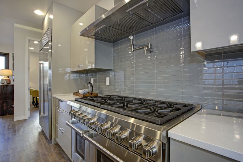 Kitchen with Custom Backsplash